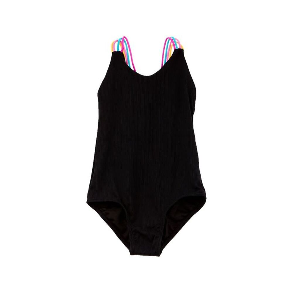 Peixoto Girls  Mona One-Piece, Black